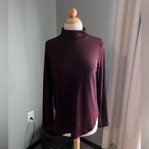 Banana Republic LuxeSpun Deep Wine Top